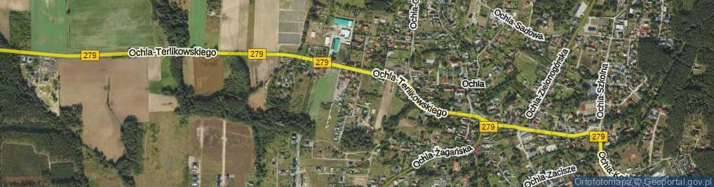 Zdjęcie satelitarne Ochla-Makowa ul.